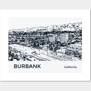 Burbank California Posters and Art